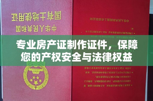 肇源专业房产证制作证件，保障您的产权安全与法律权益