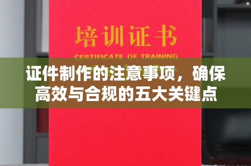 肇源证件制作的注意事项，确保高效与合规的五大关键点