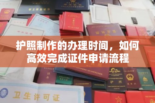 肇源护照制作的办理时间，如何高效完成证件申请流程