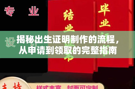 肇源揭秘出生证明制作的流程，从申请到领取的完整指南