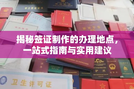 肇源揭秘签证制作的办理地点，一站式指南与实用建议