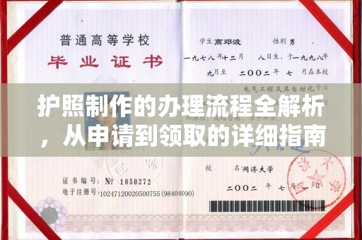 肇源护照制作的办理流程全解析，从申请到领取的详细指南
