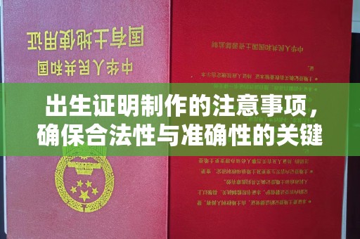 肇源出生证明制作的注意事项，确保合法性与准确性的关键步骤