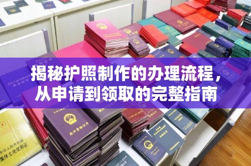 肇源揭秘护照制作的办理流程，从申请到领取的完整指南