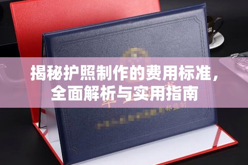 肇源揭秘护照制作的费用标准，全面解析与实用指南